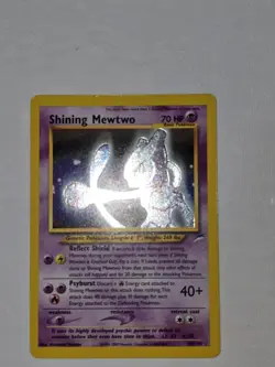 Pokemon TCG Shining Mewtwo Neo Destiny Holo Card 109/105 Unlimited Shiny Rare - Image 1