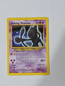 Pokemon TCG Shining Mewtwo Neo Destiny Holo Card 109/105 Unlimited Shiny Rare - Image 2