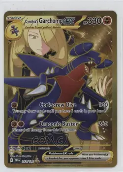 Hyper Rare - Cynthia's Garchomp ex Pokemon Destined Rivals (DRI) #241 - Image 1