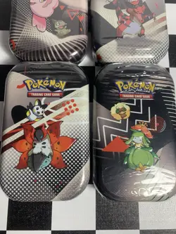 Pokemon Black Bolt and White Flare Unova Sealed Mini Tins - LOT OF 4 - Image 2