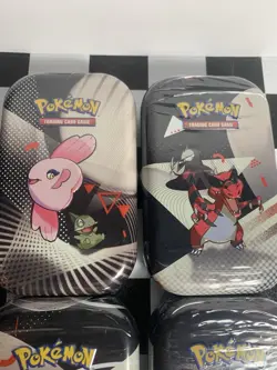 Pokemon Black Bolt and White Flare Unova Sealed Mini Tins - LOT OF 4 - Image 3