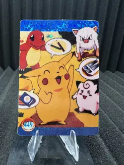 Pokemon Vintage Pocket Monsters Vending HOLO Prism Sticker Bandai 1999 Nintendo - Image 1