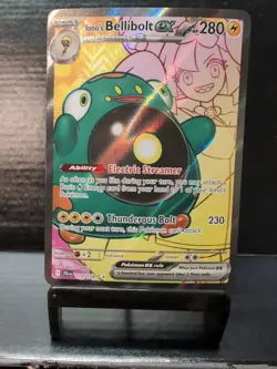 Pokemon TCG Ionos Bellibolt EX 172/159 Journey Together Ultra Rare Full Art - Image 1