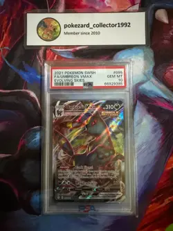 2021 Pokemon Evolving Skies Full Art UMBREON VMAX 095/203 PSA 10 GEM MINT - Image 1