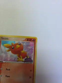 Pokemon TCG Torchic Reverse Holo Card 83/110 Holon Phantoms Stamped 2006 - Image 5
