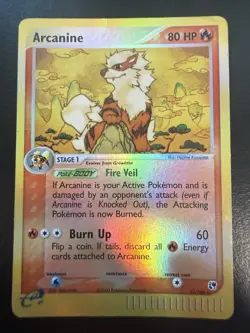Pokemon TCG Arcanine Reverse Holo Sandstorm 15/100 HP - Image 1