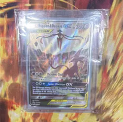 Pokemon Espeon & Deoxys GX TAG TEAM Promo Holo Card SM240 HP 260 - Image 1