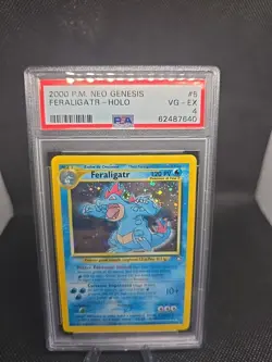 2000 Pokemon Neo Genesis Feraligator Holo 5/111 Psa 4 - Image 1