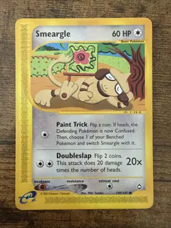 Pokemon TCG Smeargle Aquapolis 109/147 - Image 1