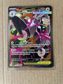 POKEMON MEGA LOPUNNY EX PHANTASMAL FLAMES SPECIAL ILLUSTRATION HOLO 128/094 - Image 1