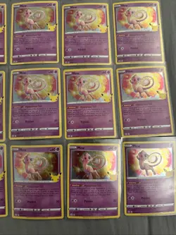 Pokemon Celebrations Holo Mew 011/025 Rare Card Lot Of 15 - Image 3