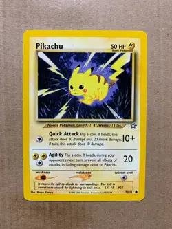 Pikachu 70/111 Neo Genesis - Common Pokemon Card - NM/Mint - Image 1