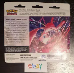 Pokemon TCG Sword & Shield Fusion Strike 3-Pack Blister Eevee Brand New Sealed - Image 2