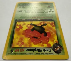 Dark Vileplume 30/82 Non Holo Rare Team Rocket 2000 Pokemon TCG LP - Image 2