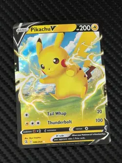Pikachu V SWSH061 - Black Star Promo - Ultra Rare Holo Pokemon Card Near Mint - Image 1