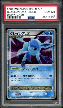 Pokemon PSA 10 Glaceon LV.X Holo Dawn Dash DP4 2007 Unlimited Japanese - Image 3
