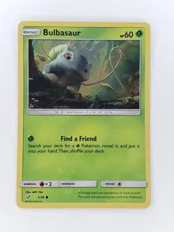 BULBASAUR Holo Common Pokemon 2019 Detective Pikachu 1/18 Basic - Image 1