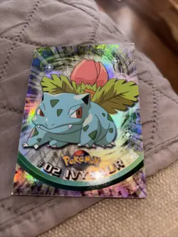 1999 Pokemon Topps #02 Ivysaur TV Animation Edition Holo Foil Series 1 #troy - Image 1