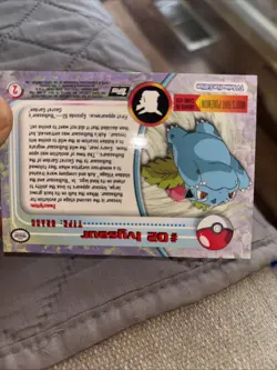 1999 Pokemon Topps #02 Ivysaur TV Animation Edition Holo Foil Series 1 #troy - Image 3