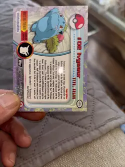 1999 Pokemon Topps #02 Ivysaur TV Animation Edition Holo Foil Series 1 #troy - Image 5