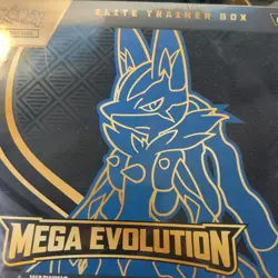 Pokemon TCG Mega Evolution Lucario ETB Elite Trainer Box - New Sealed - Image 1