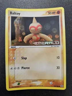 Pokemon EX Emerald Baltoy Stamped Reverse Holo 43/106 NEAR MINT - Image 1