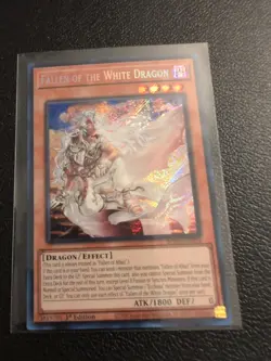Fallen of the White Dragon BPRO-EN024 Secret Rare 1st Burst Protocol Yugioh - Image 1