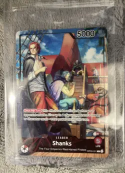 Shanks (2025 PSA Magazine Promo) OP09-001 One Piece Promotion Cards Foil - Image 1