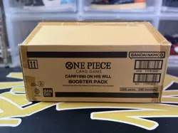 One Piece OP-13 Carrying On His Will English Booster Box Case *Empty* - Image 1