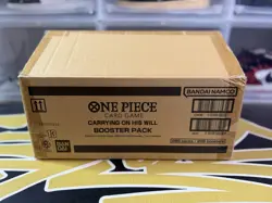 One Piece OP-13 Carrying On His Will English Booster Box Case *Empty* - Image 3