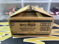 One Piece OP-13 Carrying On His Will English Booster Box Case *Empty* - Image 4