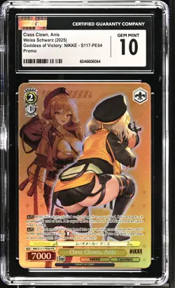 Weiss Schwarz GRADED 2025 Class Clown Anis S117-PE04 NIKKE P GM 10 ENG - Image 1