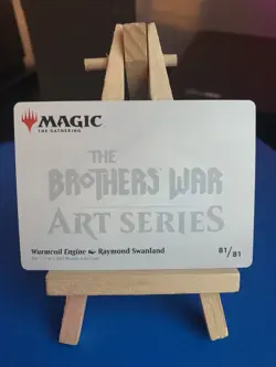 Wurmcoil Engine - Stamped Signature Art Card | Card #81 | BRO Art Series | MTG - Image 3