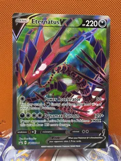 Eternatus V SWSH044 SWSH: Sword & Shield Promo Cards Holo NM - Image 1