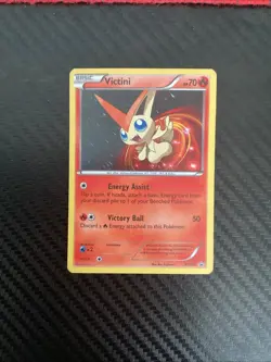 Victini XY189 Cosmos Holo Black Star Promo Pokemon Trading Card Game | LP - Image 1