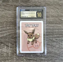 Pokemon Eevee Playing Card 2019 JPN Old Maid CGC Pristine 10 Japanese - Image 1