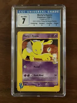 2001/2002 POKEMON TROPICAL MEGA BATTLE MORTY’S HYPNO VS TROPHY CARD ENGLISH - Image 1