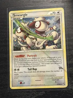 Pokemon Card - Smeargle Call of Legends 21/95 Holo LP *RARE + CLEAN* - Image 1