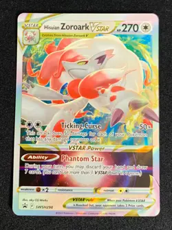 Hisuian Zoroark VSTAR SWSH298 Black Star Promo Ultra Rare Pokemon TCG Card NM - Image 1