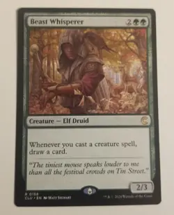 MTG 1x Beast Whisperer, NM, Ravnica: Clue Edition Cast Creature Spell Draw Cards - Image 1