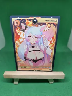 NM Silvervale Promo 9 Casual Date Card Gamersupps Vcard Waifu Rare OOS Vtuber - Image 1