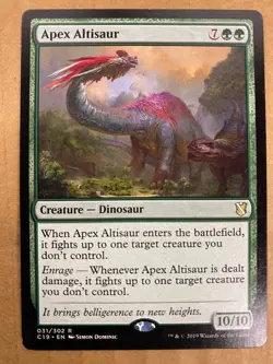 MTG 1x Apex Altisaur # 31 Commander 2019 Magic the Gathering Card x1 NM - Image 1