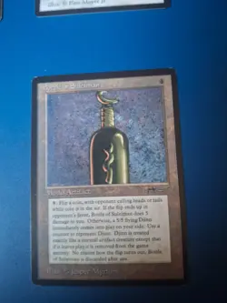 Mtg arabian nights city of brass, 2abu jafar bottle of suleiman - Image 2