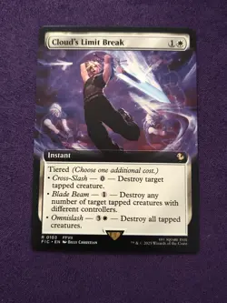 Cloud's Limit Break - Extended Art - Commander: Final Fantasy - NM FIC MTG - Image 1