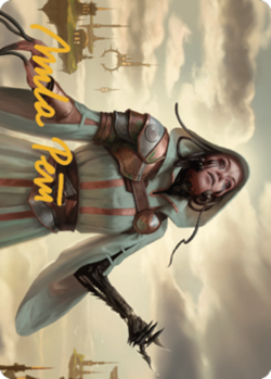 NM-Mint, English MTG Regular Phyrexian Missionary Art Card - Gold-Stamped Signat - Image 1