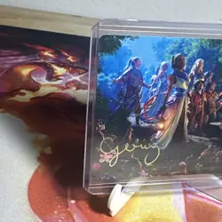 MTG Lord Of The Rings Gold Stamped Art Series Realm Seekers 74/81 - Image 2