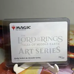 MTG Lord Of The Rings Gold Stamped Art Series Realm Seekers 74/81 - Image 3