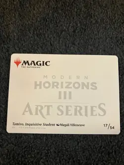 Magic MTG - Tamiyo, Inquisitive Student Art Series (Gold-Stamped Signature) -MH3 - Image 2