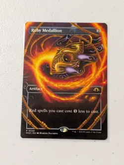 MTG Ruby Medallion (Borderless) Modern Horizons 3 NM - Image 1