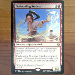 Firebending Student - Prerelease Foil Promo - Avatar MTG - Image 1